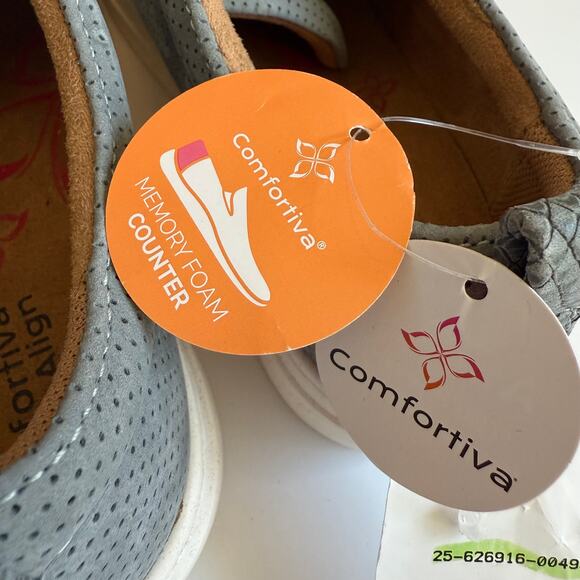 NEW Comfortiva Tacey Slate Blue-Gray Sneakers 6.5 Womens - Picture 11 of 13